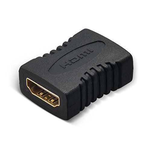 HDMI auf HDMI Koppler, VANDESAIL® Gold überzogenes HDMI Buchse Kupplung High Speed 3D Auflösung von 1080p (HDMI Female to Female, 180 Grad -5pack) - 2