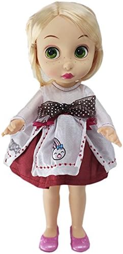 Kusutad Sweat Princess Doll Dress For 14-14.5 inch Wellie Wishers Willa Dolls American Girl Doll