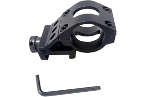 ProWildGear Ring Diameter 25.4mm 45 Degree Offset For Flashlight Scope Mount for 20mm Picatinny Rail