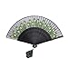Produktbild Maleya Chinesischen Stil Hand Fan Bambus Papier Faltfächer Party Hochzeitsdekor Handventilator Tragbarer Mini Lüfter Elektrischer USB Ventilator