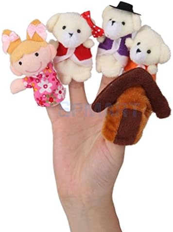 Goldilocks And The Three Bears Finger Puppets Nursery Rhyme Fairy Tale Puppets
