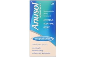 HayMax Anusol Suppositories 24 Haemorrhoid Pain Relief Suppositories