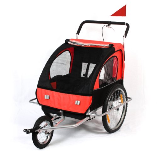 SAMAX 2 in 1 Fahrradanhänger und Jogger - 2