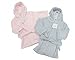 Baby Coral Fleece Bathrobe Pink - 6/12 months