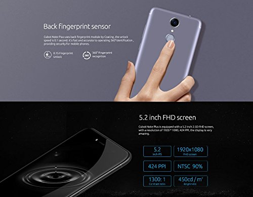 CUBOT Note Plus - 5.2 