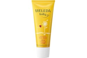 Weleda Baby Face Cream, Calendula Moisturiser, Moisturising Cream for Baby, Delicate Skin, Dermatologically Tested, Gentle Protection, Developed by Professionals, Lanolin, 50ml