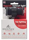 Topside 100 Lumen Bike Helmet Light Rechargeable Dual Front & Rear Bike Light.