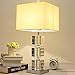 Produktbild WEI Schreibtischlampe Kristall Tischlampe Nachttischlampe Schlafzimmer Lampe Modern Luxus Hochzeit Kleid Tischlampe