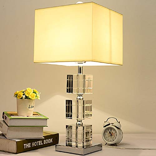 Preisvergleich Produktbild WEI Schreibtischlampe Kristall Tischlampe Nachttischlampe Schlafzimmer Lampe Modern Luxus Hochzeit Kleid Tischlampe