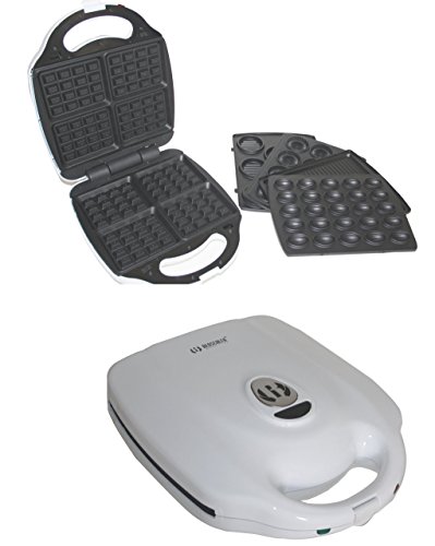 XL 5in1 Waffeleisen Hamburger Elektrogrill Panini Donut Keks Maker Waffelautomat