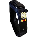 alenyk Orologio Digitale Da Polso,Bambino Bambina,Cartoni Animati, Schermo Led, Luce Notturna, Impermeabile Cinturino In Sili