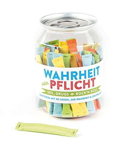 familie von quast - "Wahrheit oder Pflicht - 48 Lose in der Dose mit 24x Wahrheit und 24x Pflicht zum Thema Sex, Drugs and Rock`n Roll, der ultimative Partyspaß, das Flaschendrehen der Neuzeit