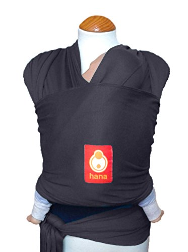 Hana Baby Wrap Grey blue - LTD EDITION: Bamboo - Organic cotton NO elastane