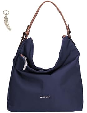 Shoppertasche von Waipuna aus hochwertigem Nylon mit Schlüsselanhänger