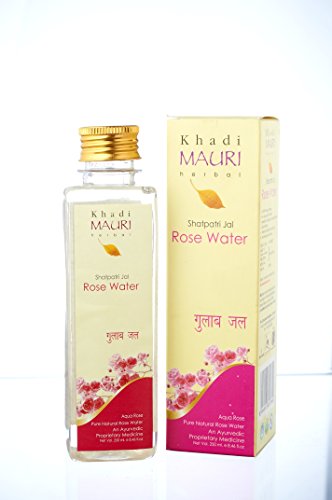 Khadi Rose Water - Herbal Skin Toner & Natural Cleanser Gulab Jal - 250 Ml RS.175 (30.00% Off) - Amazon