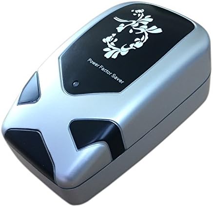 Flower Image Paint Rectangle Money Saving Box Inductive Power Factor Energy Saving UK Standard Plug Save Your Current Up to 30%, Home Office Indoor Use