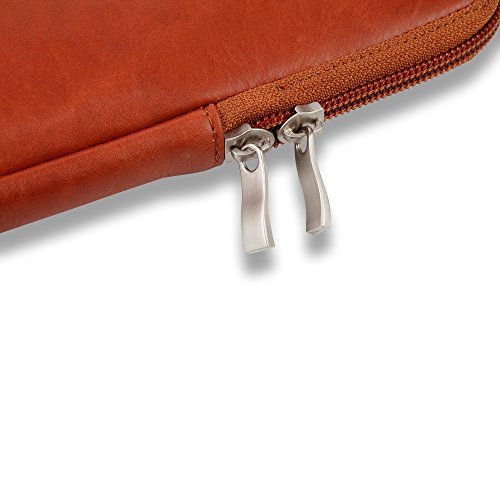 KAVAJ Lederhülle Tasche Sleeve „Sydney“ Für Fas Apple Macbook 12″ (2015/2016) Cognac Braun Aus Echtem Leder. Dünne Tasche Als Edles Zubehör Für Das Neue Macbook 12 Zoll. - 6
