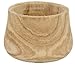 Produktbild Exner | Timba Holz Topf Dekotopf Rund | Natur Braun Hellbraun | Holzdeko Tischdeko Frühling (22x22x17 cm)