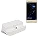 Produktbild Dockingstation für Huawei P10 lite Dual-SIM, weiß | Ladestation inkl. Micro USB Datenkabel Ladekabel Dock Cradle Tischlader Ladegerät Tischladestation - K-S-Trade(TM)