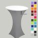 Produktbild 25 Farben erhältlich. Spandex Lycra Stretch Topper/Kapuze Für 60 cm Durchmesser Poser (Person)/Bar/Runde Tische weiß
