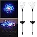 Produktbild FeiliandaJJ 90LED Solar Feuerwerk Blume Lichter LED Garten Licht IP65 Wasserdicht Solar Rasen Gartenleuchten Lichterkette Hochzeit Party Halloween Xmas Innen/Außen Haus Deko (Mehrfarbig)