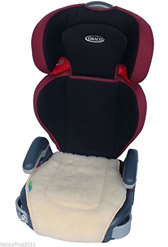 Booster car seat cover liner cushion cusion pad padding protector Graco Universal - Sheep Wool (Cream / Cream)