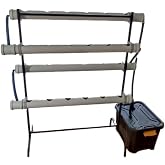 EGEDOR 24&rsquo;l&uuml; Dikey Hidroponik Sistem Topraksız Tarım Kulesi Balkon ve Teras İ&ccedil;in Marul, Yeşillik, Sebze Yetiştirme Seti