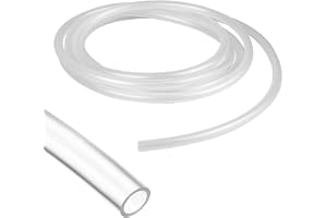 3 meter silikonslang 8 mm ID x 10 mm OD, flexibel slang 10 mm innerdiameter transparent livsmedelssäkra slangar, klart vatten