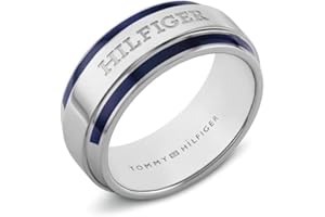 THJ Tommy Hilfiger Jewelry Bague pour Homme en Acier inoxidable - Disponible en Différentes Tailles