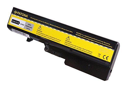 PATONA Laptop Akku für Lenovo Lenovo | IdeaPad B470 | B470 Serie | B470A | B470eL-BEI | B470G | B475 | B475A | B475G | B570 | B570A | B570G | E47 | G460 | G460 0677 | G460 06779UU | G460 06779XU | G460 20041 | G460A | G460A-IFI | G460A-ITH | G460E | G460G | G460L | G460L-IFI | G465 | G465A | G470 | G470A | G470AH | G470AX-ITH | G470G | G470GH | G475 | G475A | G475E | G475G | G475L | G56 | G560 | G560 0679 | G560 M278ZUK | G560 M2792UK | G560A | G560E – [ Li-ion; 4400mAh;schwarz] - 5