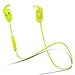 Produktbild Bluetooth Kopfhörer Stereo Kabellose Headset mit Mikrofon Wireless Sport Schweiß Beweis Kopfhörer In Ear Ohrhörer mit Magneten Lange Standby-Zeit/Rauschunterdrückung/Sweatproof (Grün)