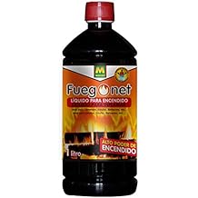 Fuegonet 231198 Liquido para Encendido Negro 7.2x27x7.2 cm