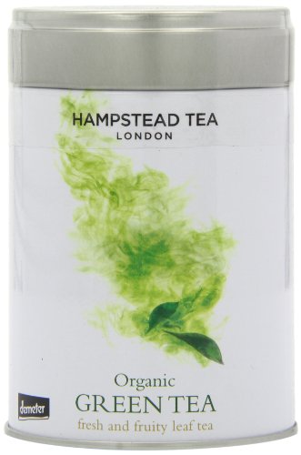 Preisvergleich Produktbild Hampstead Tea London - Organic Fairtrade Green Tea / Dose - 100g