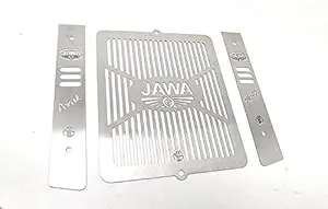 Zimba Stainless Steel Motorcycle Radiator Guard Protector Grill Only Fit in JAWA Motorcycle