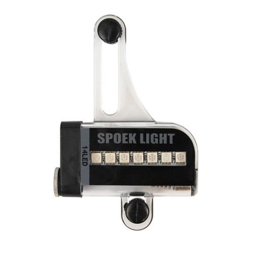 SOONHUA Fahrrad-Motorrad-Licht 14 LED-Motorrad-einen.Kreislauf.durchmachenfahrrad-Fahrrad-Rad-Reifen-Signal-Speiche-Licht-Lampen-30 Änderungen - 4