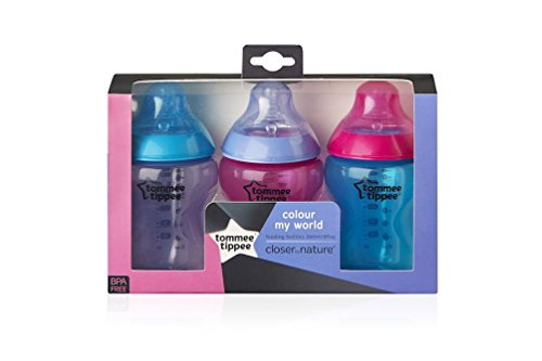 Tommee Tippee Colour My World 3 x 260ml Bottles