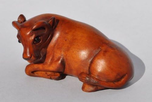 Netsuke of a Cow
