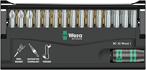 Wera Bit-Sortiment, Bit-Check 30 Wood 1, 30-teilig, 05057433001 - 2