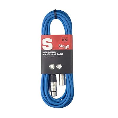 Stagg Guitare 6 m bleu
