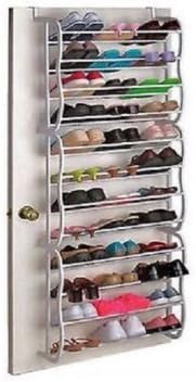 Easy Assembly 36 Pair Space Saving Door Mounted Hanging Shoe Rack Storage Unit \ Furniture Home House Cabinet Desk Shelf Stand Dresser Seat Dining Living Room Chairs Table Contemporary Stylish Unique Ottoman Stuff Parents Kids Outdoor Indoor Sleeping Beside Office Hotel Entrance Decorative Special Large Big Small Durable Quality Couch Bedroom Modern Kitchen Gadgets Wood Solid