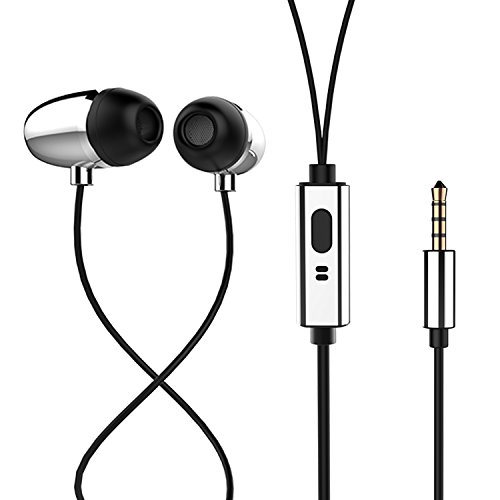 Auriculares con Cable y Micr  fono In ear Est  reo 3 5mm  Navtour Auriculares In Ear Headphone  Auriculares para M  vil y MP3 Reproducir M  sica  Auriculares con Cable para Huawei  XiaoMi  iPhone
