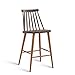 Produktbild LPZ Barhocker Modern Einfache Hohe Hocker Bartisch Und Stuhl Barhocker Industrial Wind Hohe Bein Barhocker V (Farbe : Brown)