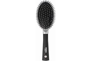 PARSA Beauty Trend Line brosse cheveux (argent) – Brosse a cheveux pour tous types de cheveux – Ergonomique, pratique, sans tiraillements, effet massage – Idéale pour le coiffage quotidien
