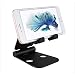Produktbild Tablet Ständer Einstellbare, 4 -12 Zoll, ZOORE Verstellbare Foldable Staender - Tablet Halter 360 °drehbarer Aluminiumlegierung-Tischplattenhalte für iPad, iPhone , Samsung, Kindle, Nexus - Schwarz