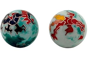 Raum der Stille Qi Gong Kugeln 4cm mit Aufbewahrungsbox Verschiedene Varianten alle mit Klang