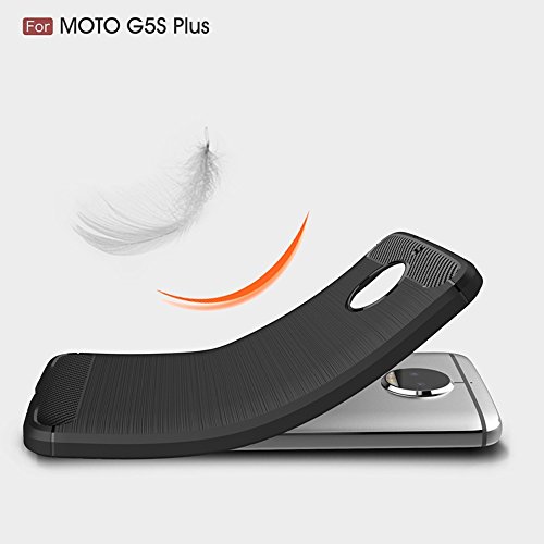 Moto G5S Plus Funda Estuyoya Silicona Efecto Carbono funda trasera Dise o Duradero alta calidad Antigolpes Gel Flexible Carcasa para G5S Plus - Negro reviews Moto G5S Plus Funda Estuyoya Silicona Efecto Carbono funda trasera Dise o Duradero alta calidad Antigolpes Gel Flexible Carcasa para G5S Plus - Negro