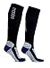 Produktbild mandoo Premium Kompressionsstrümpfe (Unisex) für EIN angenehmes Tragegefühl - medizinische Kompressionssocken für Sport, nach Operationen, für längeren Flug - hochwertige Stützstrümpfe (Blau, S)