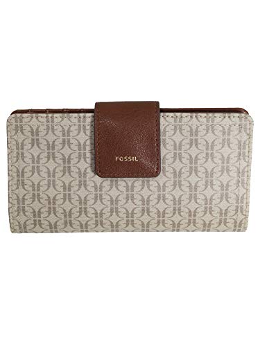 Preisvergleich Produktbild Fossil Damen Geldbörse Portemonnaies RFID Logan Tab Beige SL7894-939