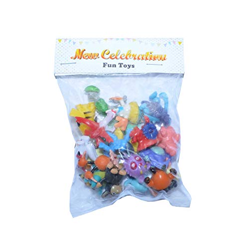 New Celebration 24pcs Cute Mini Action Figure 2-3cm Random Toys Monster Kids Birthday Party Bag Filler Favours