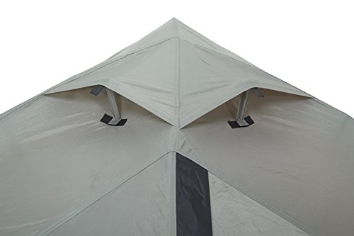 Wechsel tents EXTREM ZELT | Charger Travel Line | Profi Kuppelzelt | spezielle Gestängeverbindungsknoten für eine HOHE Stabilität | 2 Personen Geodät | auch ohne Innenzelt nutzbar | Farbe: braun - 3